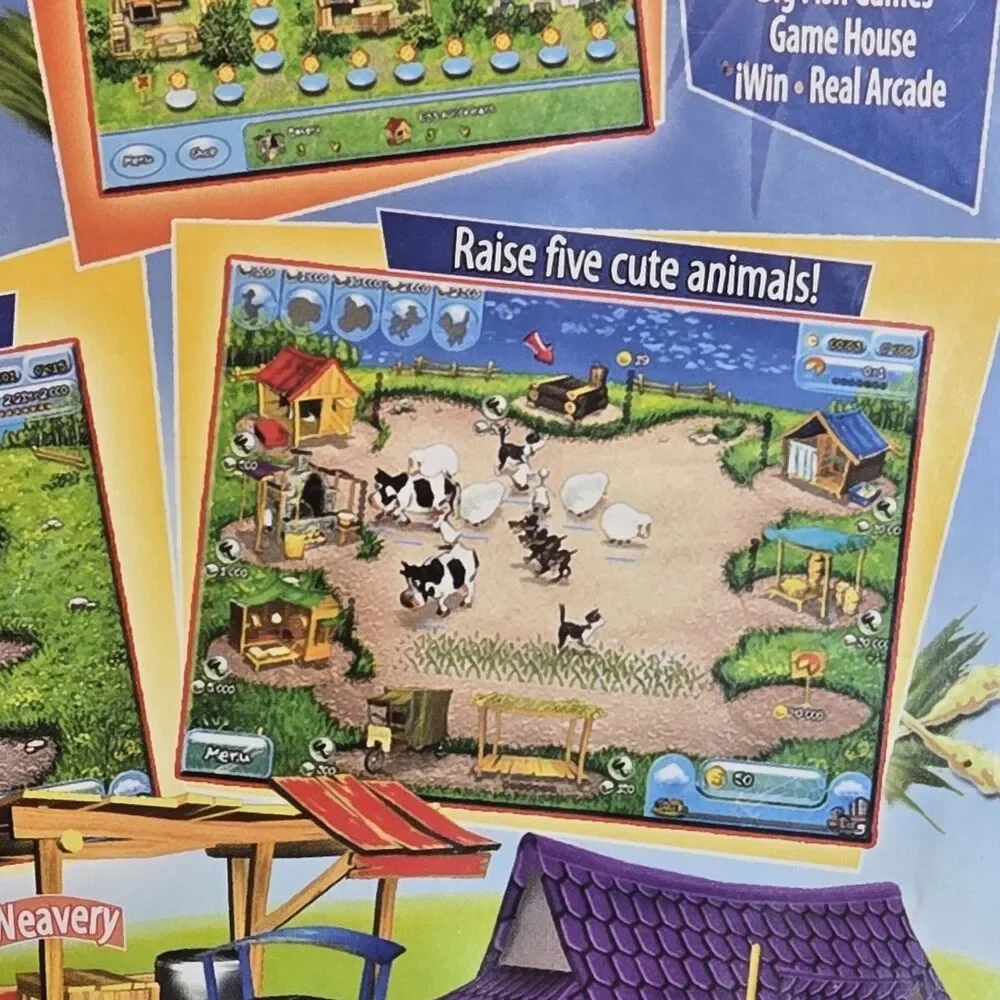 Farm Frenzy (PC CD-ROM, 2008) Casual Time Management Game